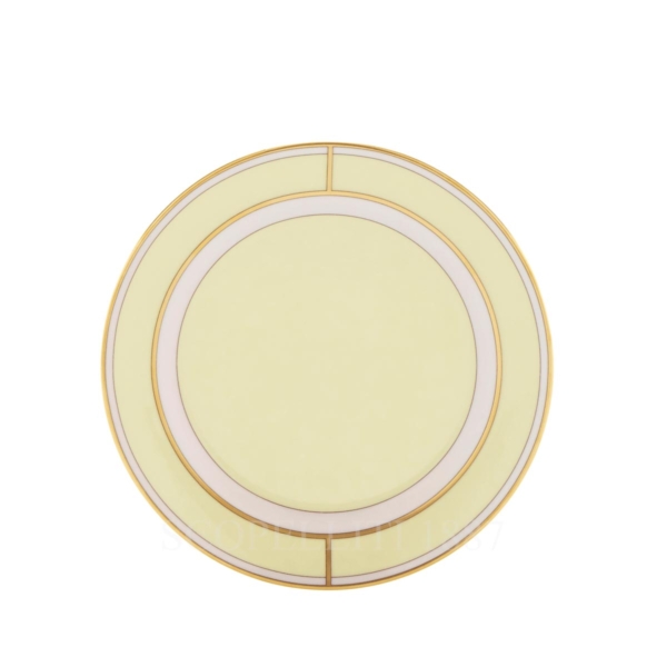 ginori 1735 bread plate diva yellow