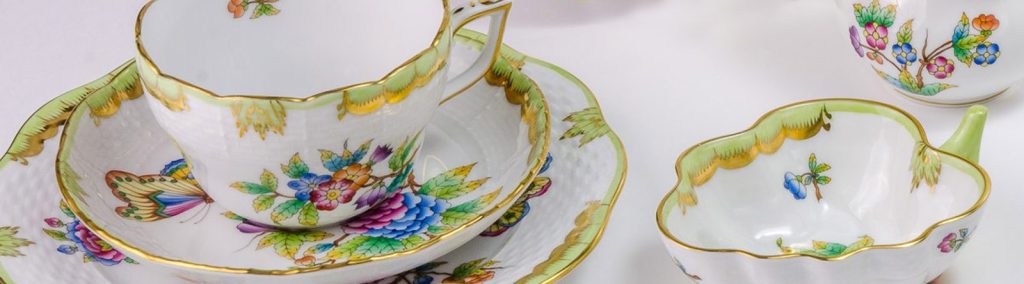 herend handpainted porcelain queen victoria collection