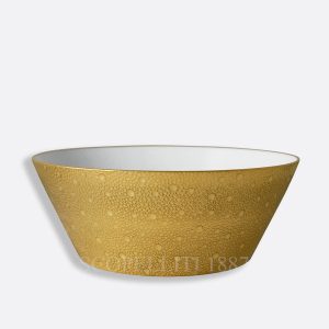 bernardaud salad bowl 24 cm ecume gold