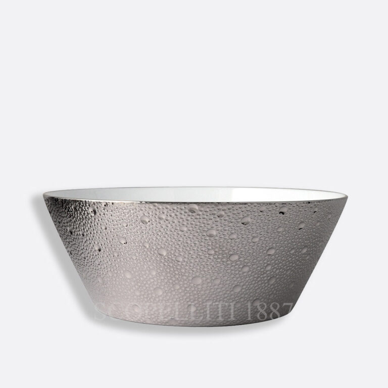 bernardaud salad bowl 24 cm ecume platinum
