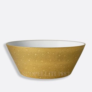 bernardaud salad bowl 28 cm ecume gold