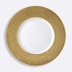 bernardaud service plate ecume gold