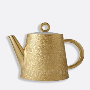 bernardaud teapot ecume gold