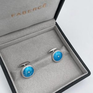 faberge cufflinks turquoise