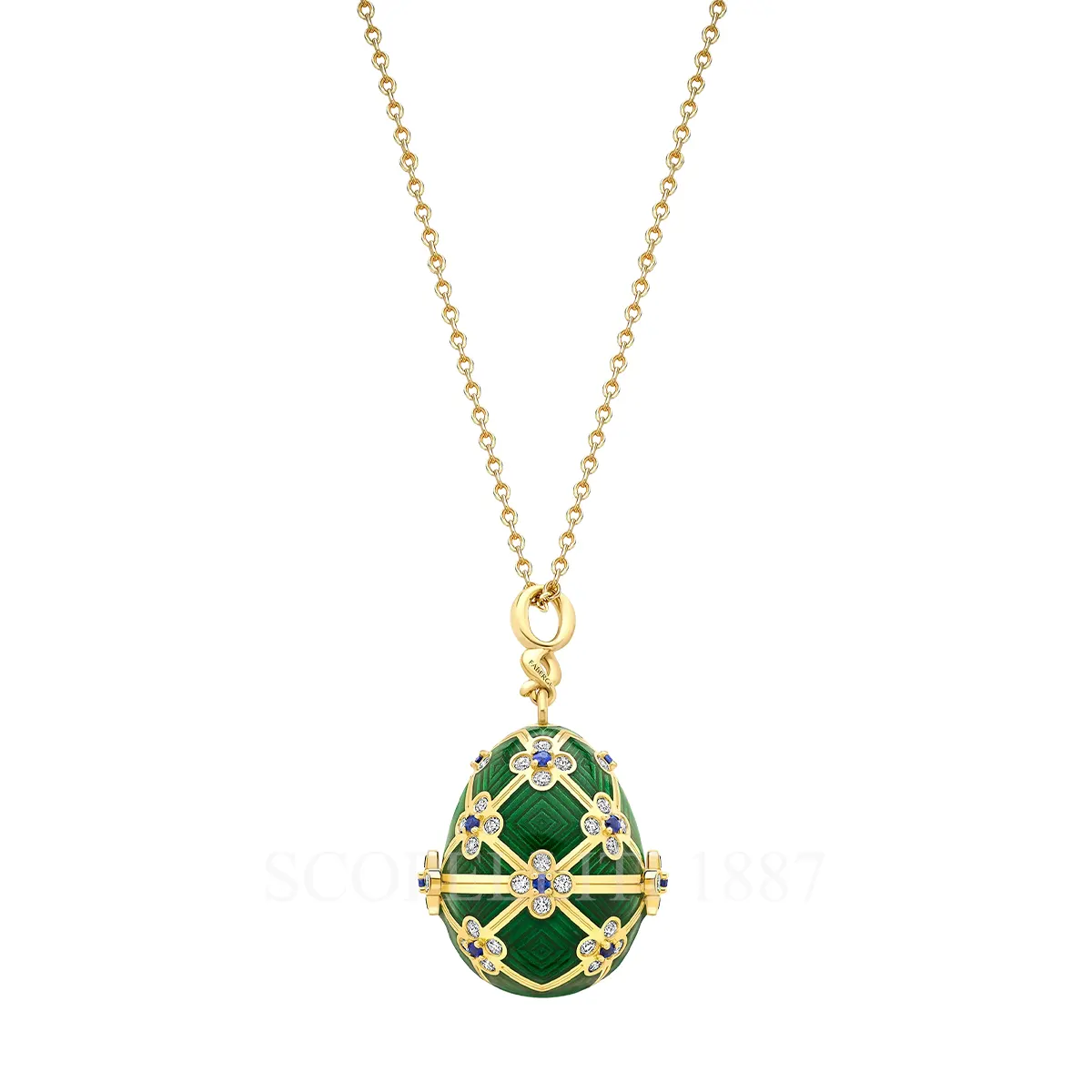 fabergé egg pendant 007 special edition surprise egg closed