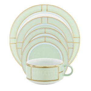 ginori 1735 dinner set diva green