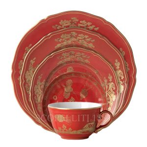 ginori 1735 dinner set oriente italiano rubrum