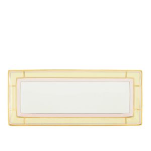 ginori 1735 rectangular tray diva yellow