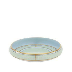 ginori 1735 round change tray diva green