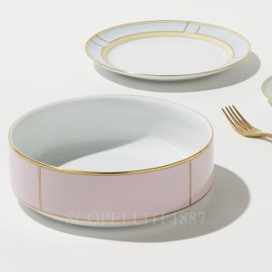 ginori 1735 salad bowl diva rosa