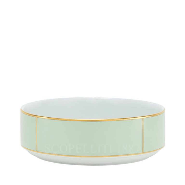 ginori 1735 salad bowl diva verde