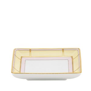 ginori 1735 square tray diva yellow