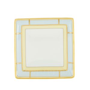 ginori 1735 square tray diva light blue