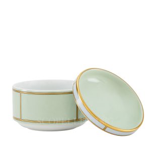 ginori 1735 sugar bowl diva green