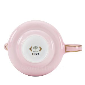 ginori 1735 teapot diva pink