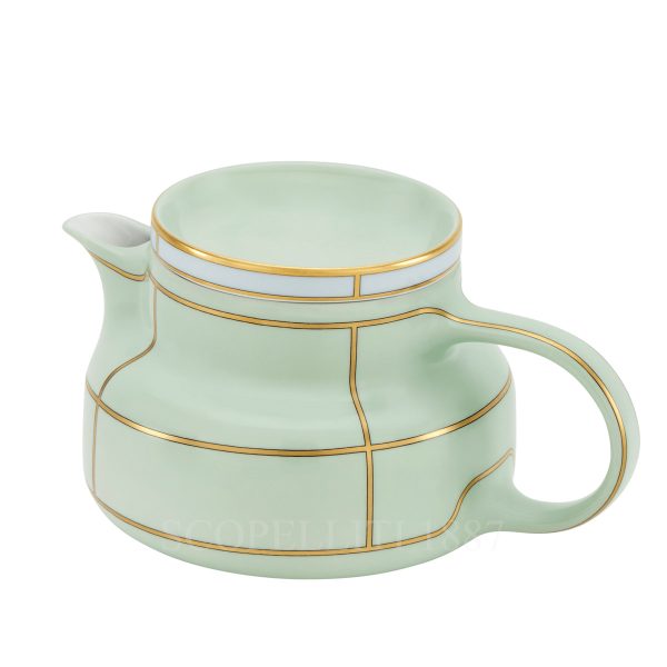 ginori 1735 teapot diva green