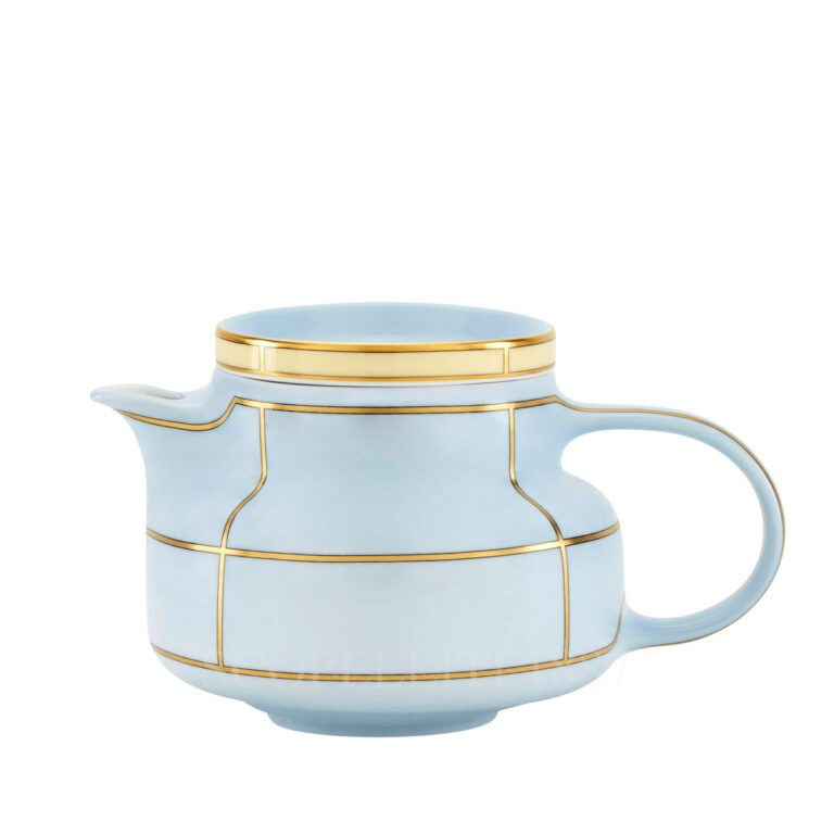 ginori 1735 teapot diva light blue