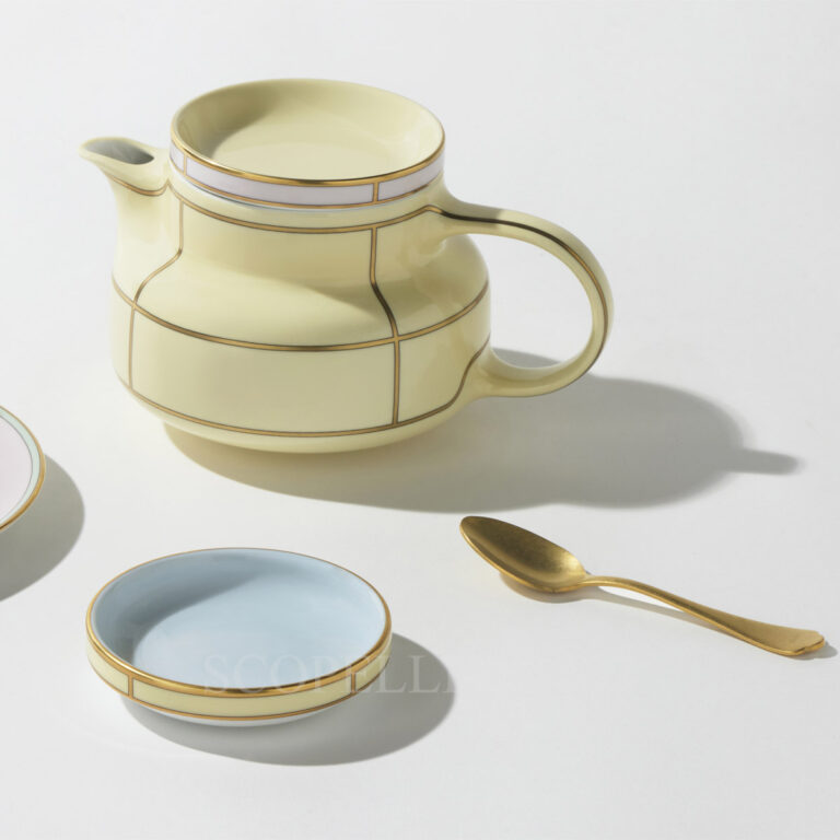 ginori 1735 teapot diva yellow