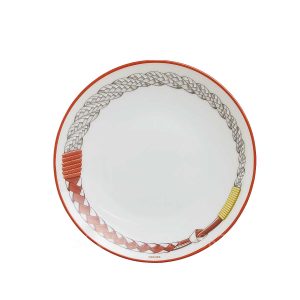 hermes bread plate tressages equestres