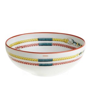 hermes cereal bowl tressages equestres small