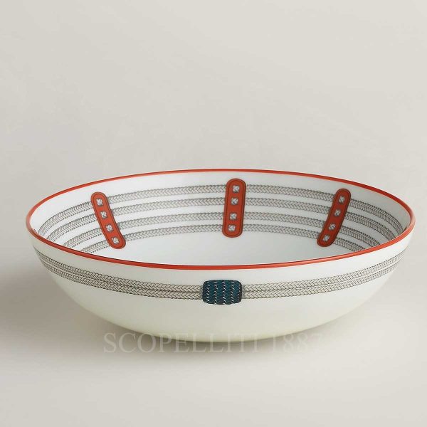 hermes cereal bowl tressages equestres