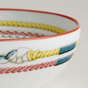 hermes cereal bowl tressages equestres small