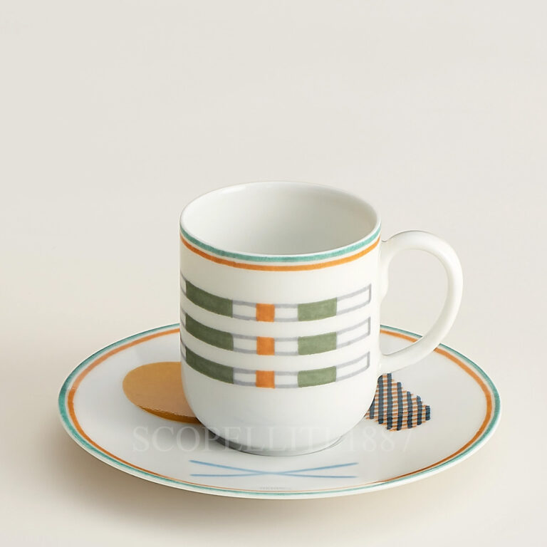 hermes coffee cup and saucer saut