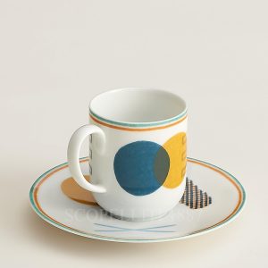 hermes saut coffee cup and saucer