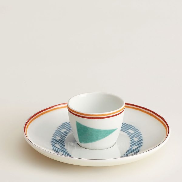 hermes saut egg holder with saucer