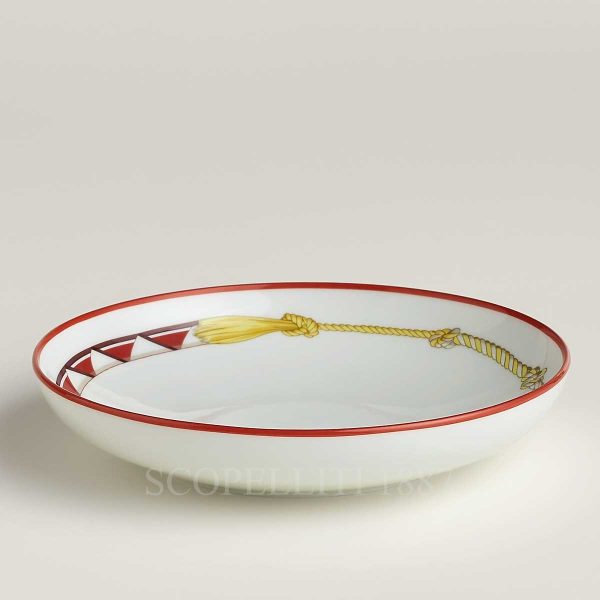 hermes soup bowl tressages equestres