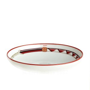 hermes soup bowl tressages equestres