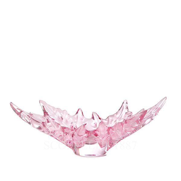 Lalique Champs-Elysees Bowl Pink Luster Medium