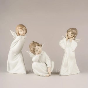 lladro porcelain angels