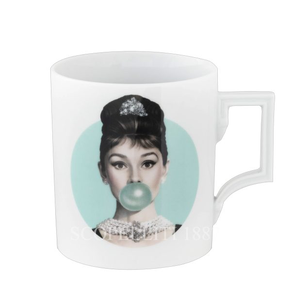 meissen audrey blue mug