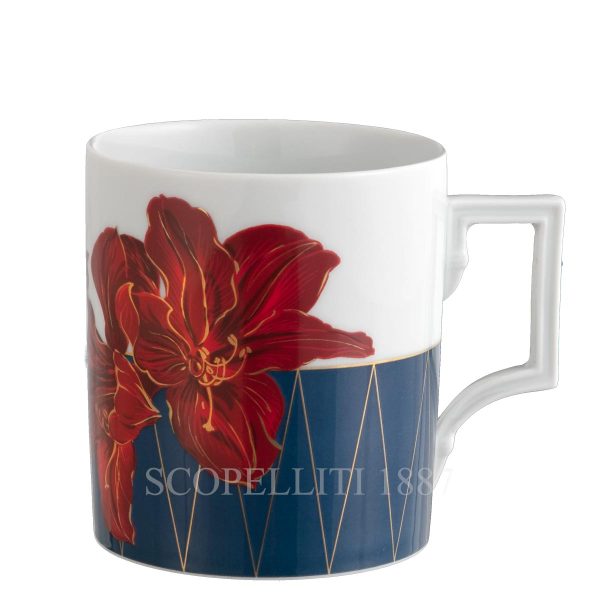 meissen mug amaryllis