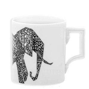 Meissen Mug Elephant - an elegant porcelain coffee mug featuring a beautifully crafted elephant design from the Boss x Meissen collection.