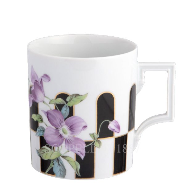 meissen mug chess flowers.