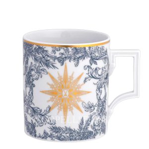 meissen mug christmas star blue