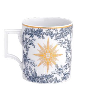 meissen mug christmas star blue back side