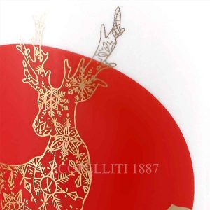 meissen mug deer red detail