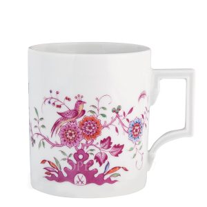 meissen mug exotic bird