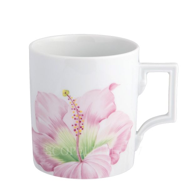 meissen mug giant bloom hibiscus