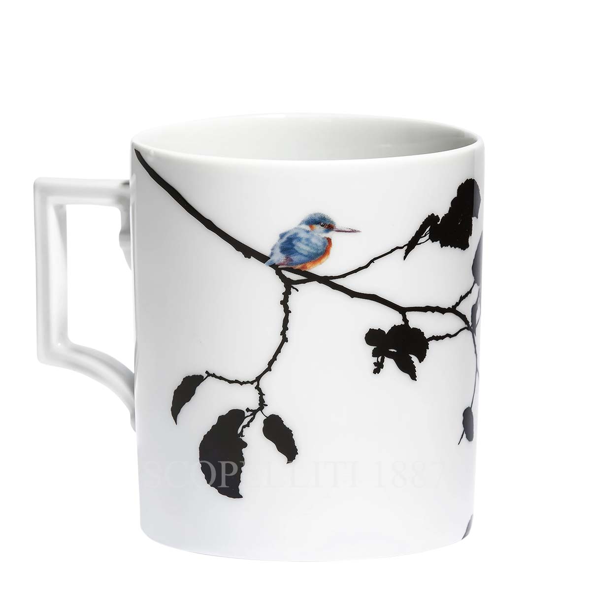 meissen mug kingfisher back side