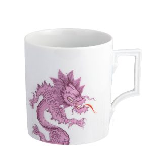 meissen mug ming dragon purple