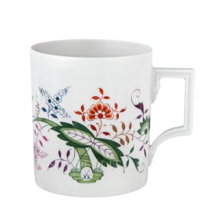 meissen mug rainbow onion pattern