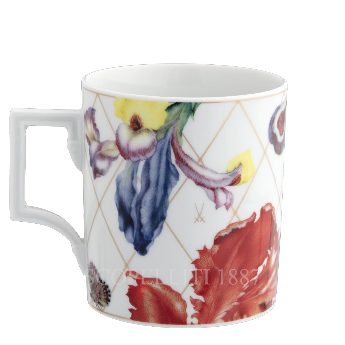 meissen mug sweet exotic back side