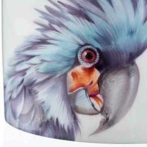 meissen mug tropic bird detail