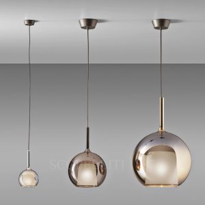 penta light glo large pendant rose gold