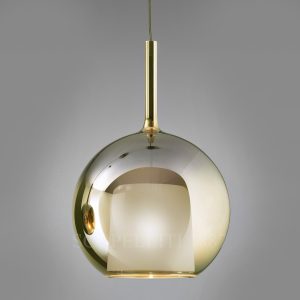 penta light glo large pendant gold