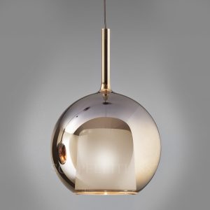 penta light glo large pendant rose gold